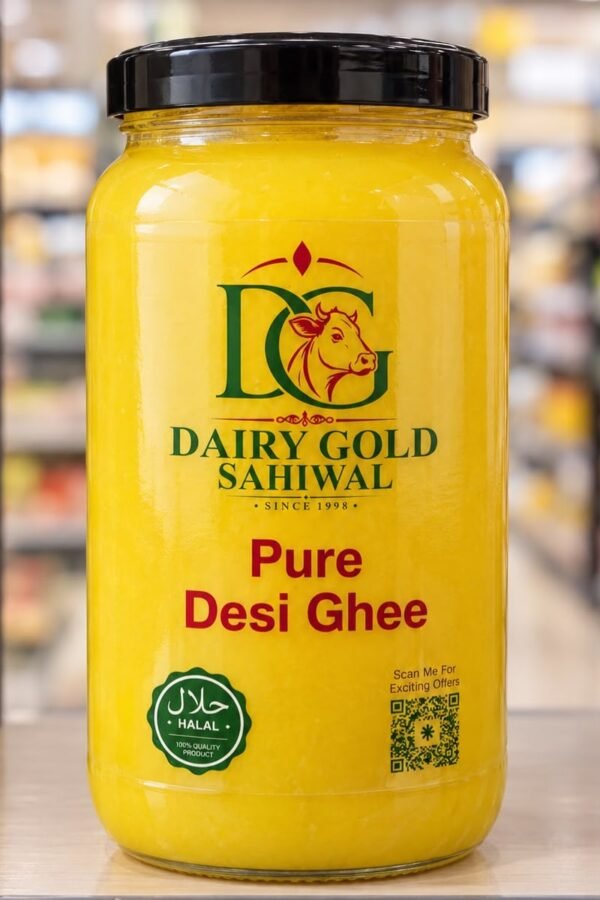 Dairy Gold Sahiwal Pure Desi Ghee 1 kg jar