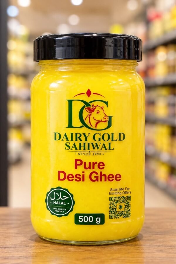 Dairy Gold Sahiwal Pure Desi Ghee 500 g jar